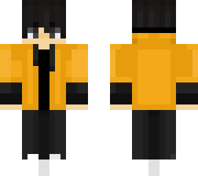 orange fancy jacket boy