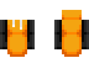 black and orange hoodie outfit base