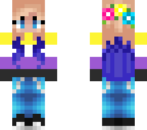 blue  hair and pronouns