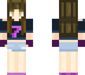 hinata with brown hair normal clothes 7