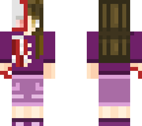 hinata with brown hair zombie