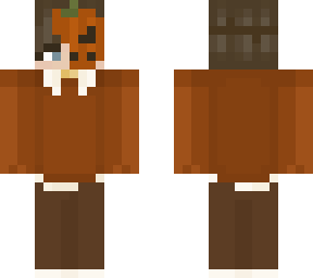 orange sweater