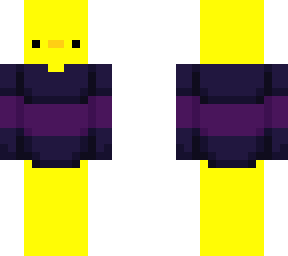 purple sweater duck