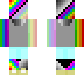 rainbow man in a tanktop