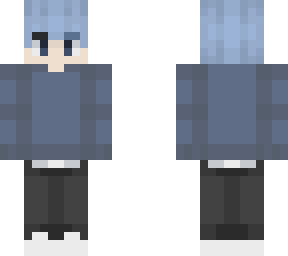 blue sweater