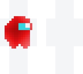 bright red amongus fade