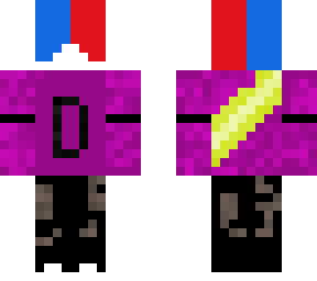 d skin thunder bolt purple