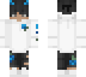 eboy white blue horns