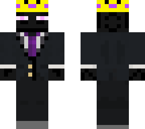 enderman with a crown