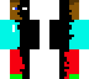 glitched person