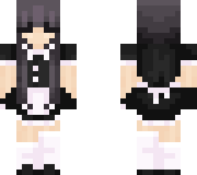 lilac in a maid dress