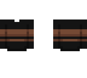 ob - black top w/ brown double stripes v2