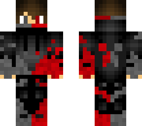 red  and grey anime