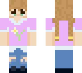 simple flower sweater