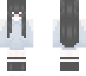 simple girl blue