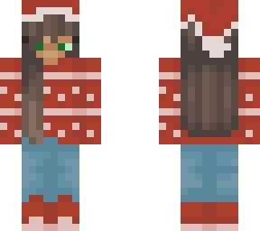 green eye christmas jumper n hat