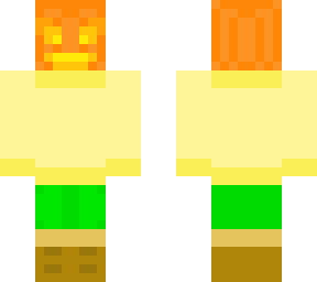 jack-o-lantern wearing cute clothes i guess