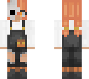 pumpkin skeleton girl