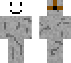 rock with mask