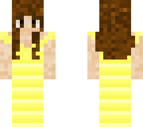 yellow dress | Minecraft Skin
