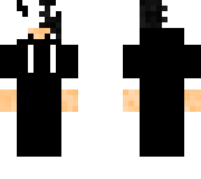 black and white hair person
