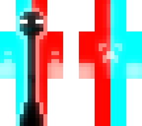 blue and red fire mage