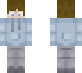 blue hoodie