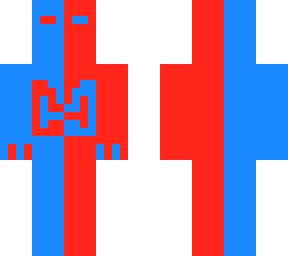 blue/ red