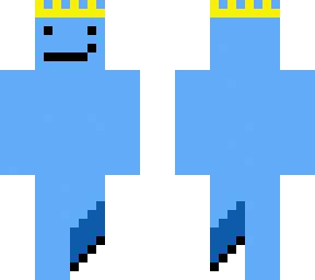 blue aqua tryhard with crown