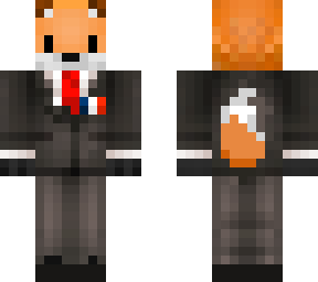 fox in a suit ( french flag )