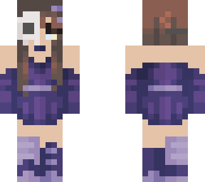 half skeleton girl