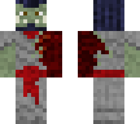 orc with burnt arm