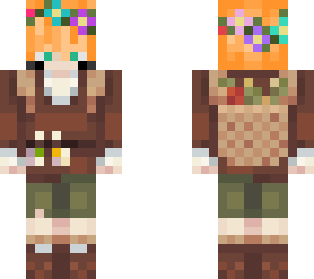 forest boy flower crown