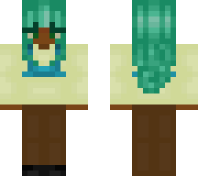 girl with green hair