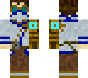 steampunk guy blue