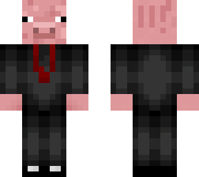 tuxedo pig