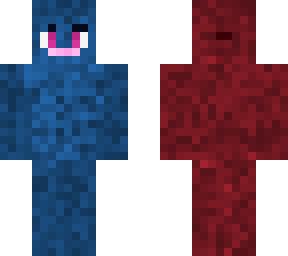 blue shy monster