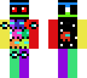 i let my 6 year old brother design a skin, this is what happened
