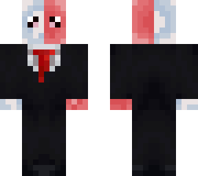 multicolored axolotl (in a suit)