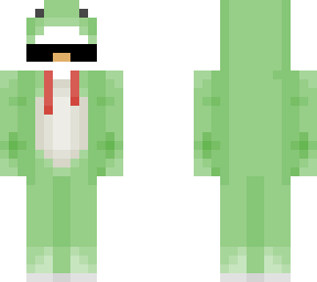 penguin in frog onesie