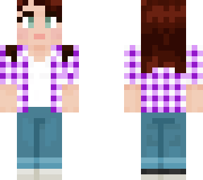 purple gingham
