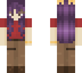 Raspberry Donut | Minecraft Skin