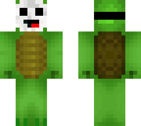 skeleton mask turtle