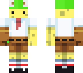 spongebob gauntlet + frog hat