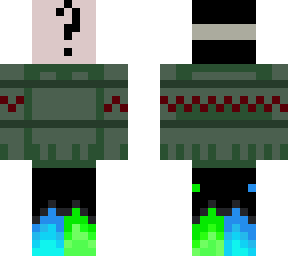 gg1 - masked ender in a christmas shirt