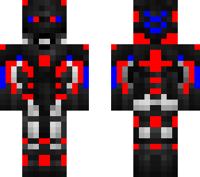red blue robot // robot azul rojo