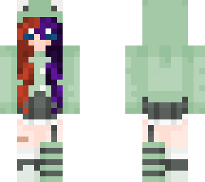 split dye, frog girl.