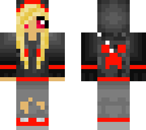 blonde creeper hoodie girl