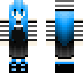 blue hair girl