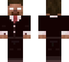 herobrine in a suit